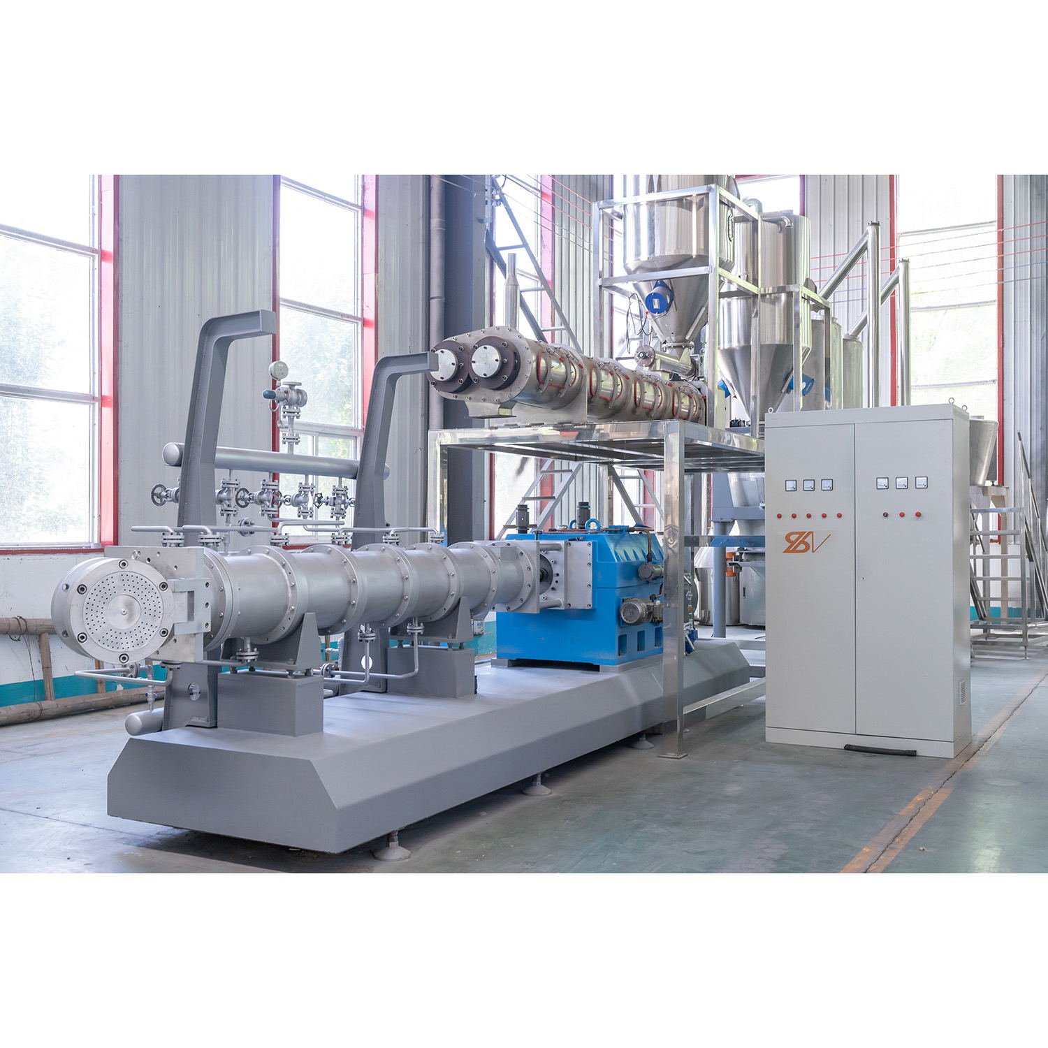 4 Ton/h Vertical Flowchart Auto Pet Dog Feeds Equipment Cat Fish Shrimp Food Making Machine Processing Extruder Production Line